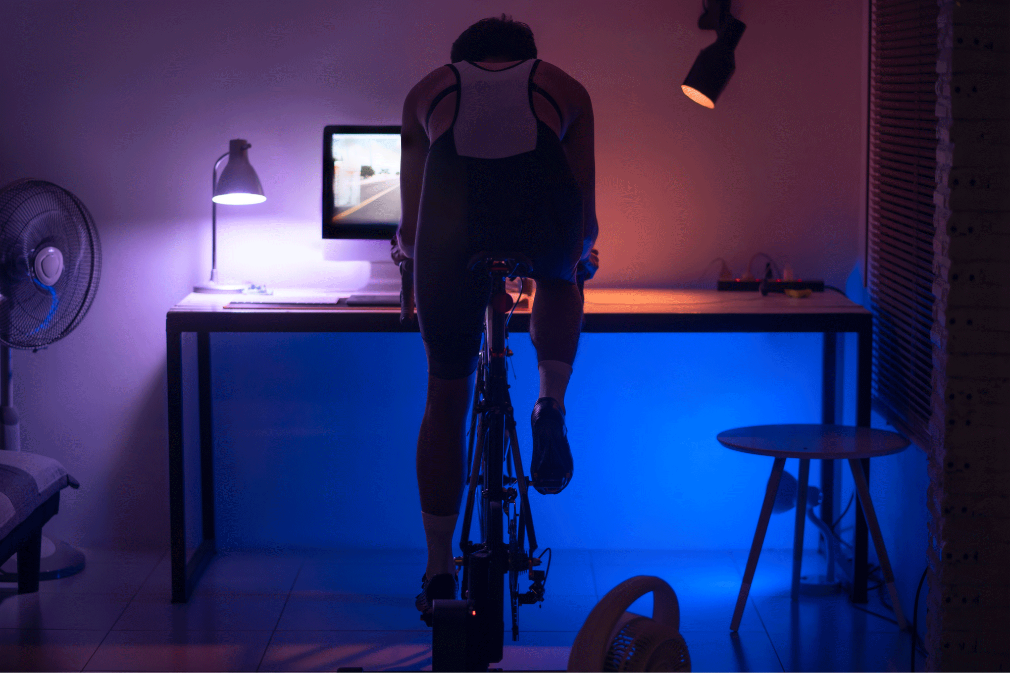 stationary bike lighting