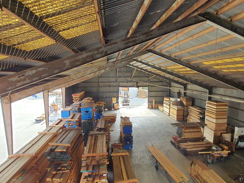 wood, lumber yard in california