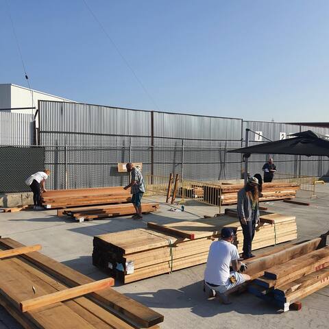 Handpicking lumber in Los Angeles CA