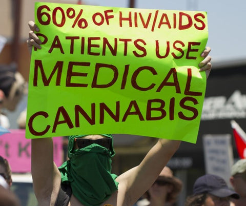 HIV AIDS Medical Cannabis Protest