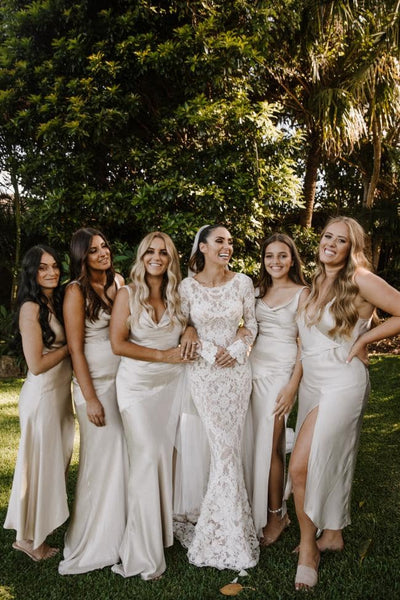 Snezana Markoski wedding bridesmaids