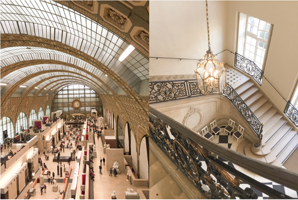 Paris museums staircase