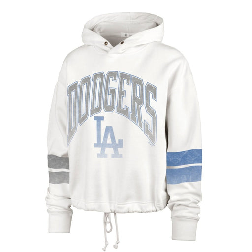 Los Angeles Dodgers '47 Heritage Shortstop Jersey Four-Snap Hoodie - Cream