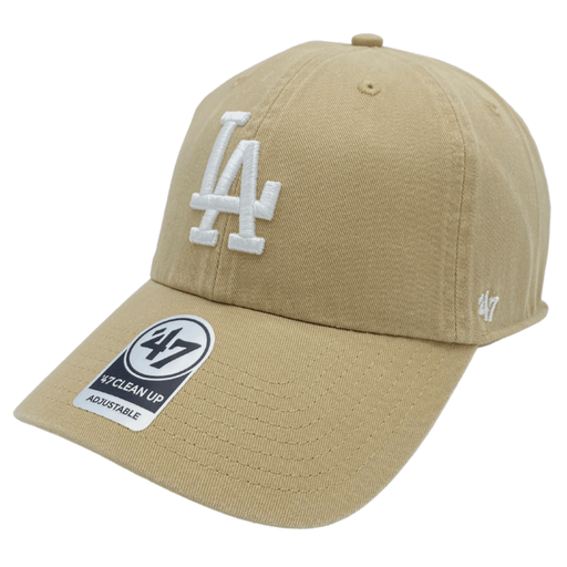47Brand Los Angeles Dodgers Petal Pink Clean Up Strapback Hat