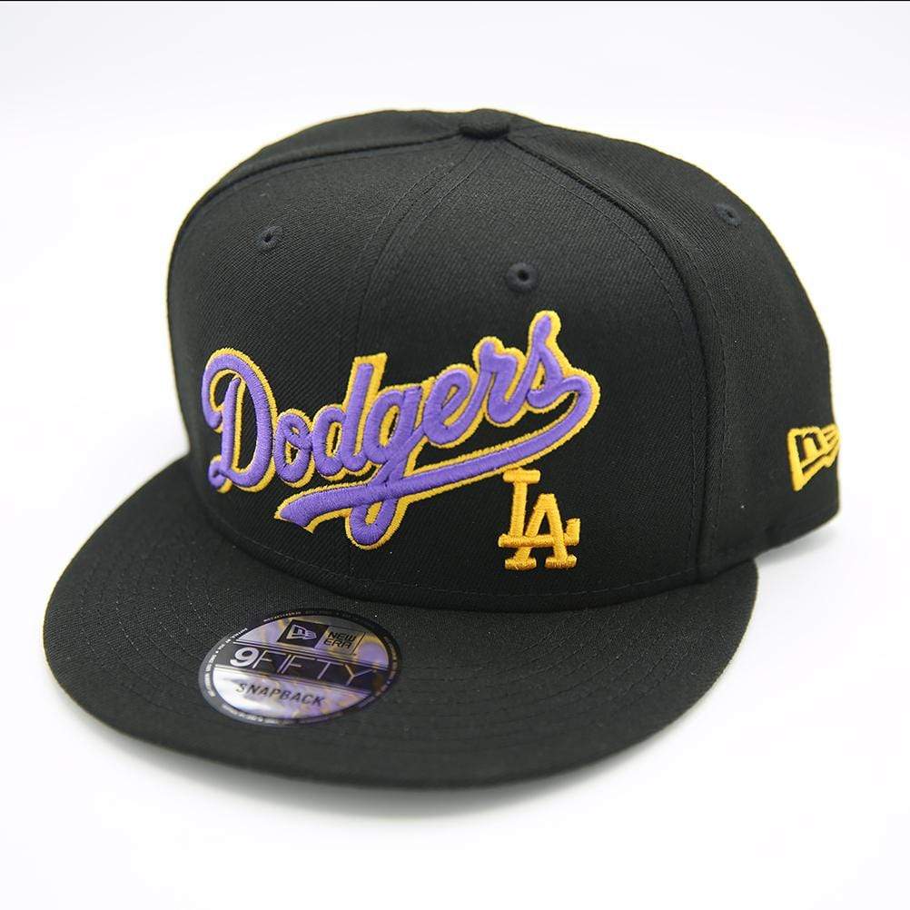 Los Angeles Dodgers OPPOSITE-TEAM Purple-Gold Fitted Hat