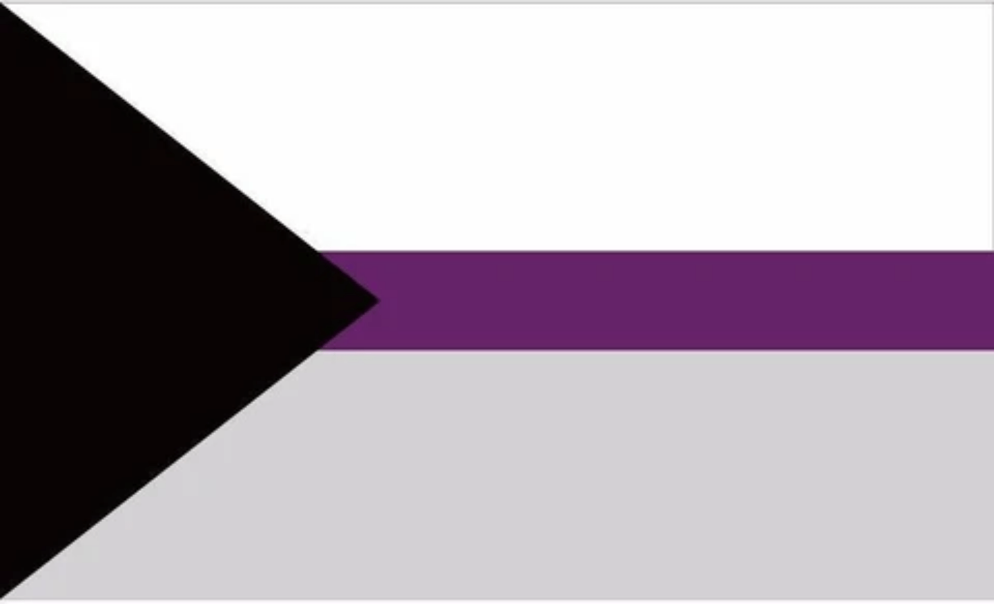 Lgbtq Demisexual Pride Flag 3x5 With Grommets Foam Brain Games 6072