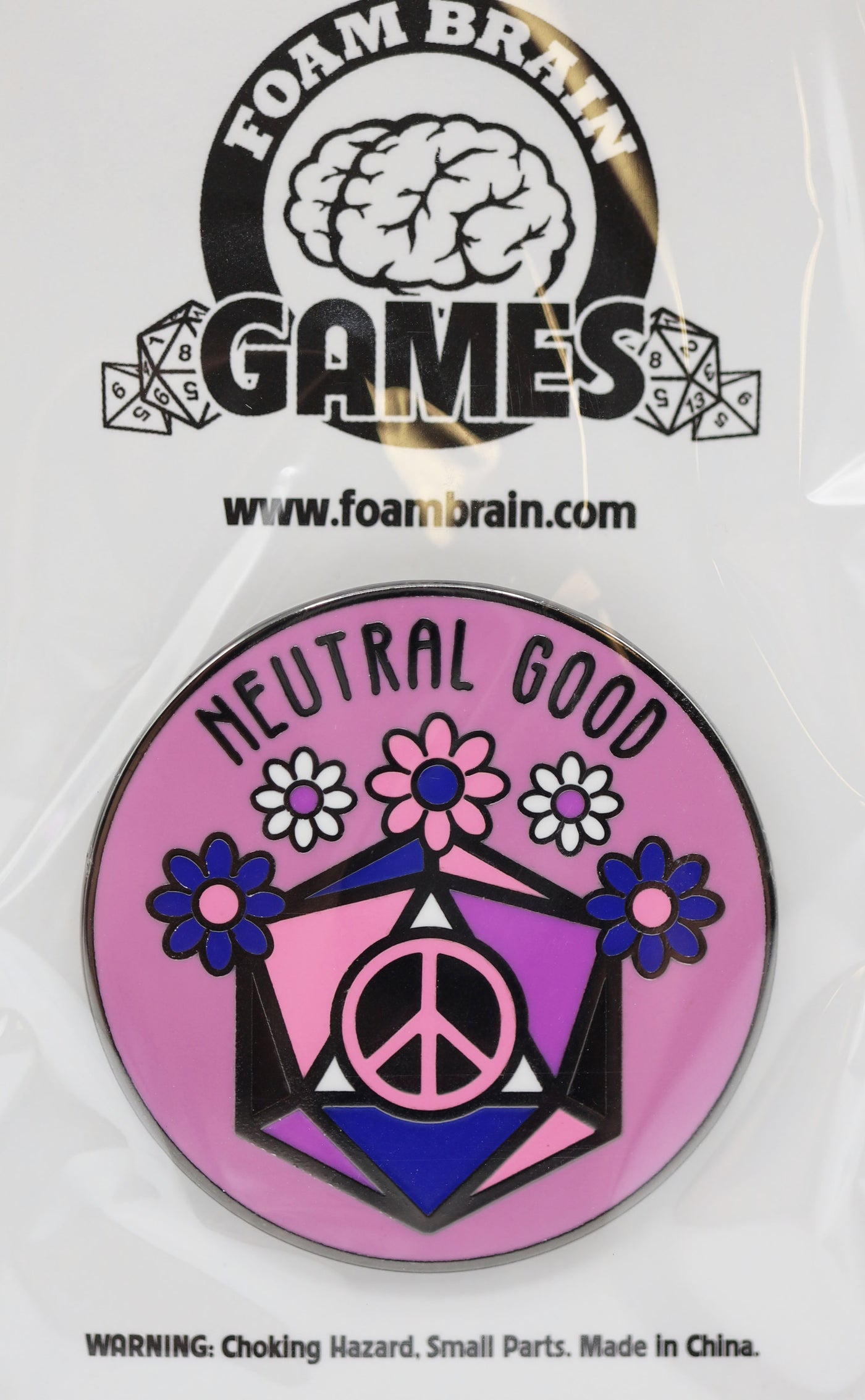 Pride Flag Alignment Pin Genderfluid Foam Brain Games