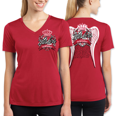 Nebraska Red Zone® | Womens Nebraska Huskers Struck Shirt