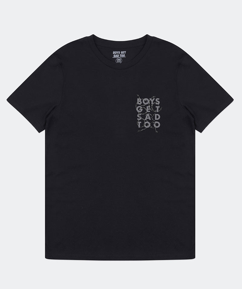 PIZZA TEE BLACK – Boys Get Sad Too