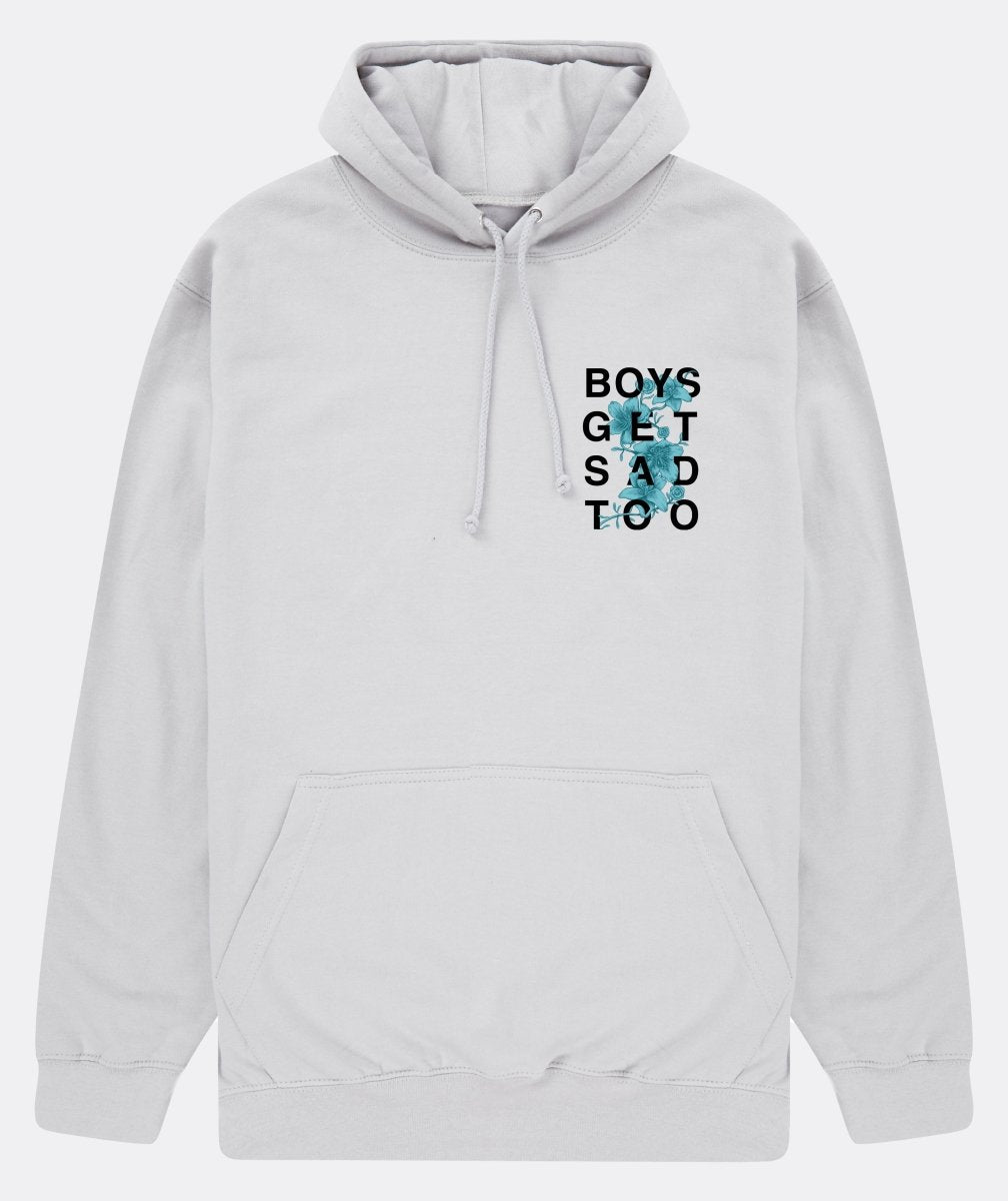 FLOWER HOODY GREY - Boys Get Sad Too product image