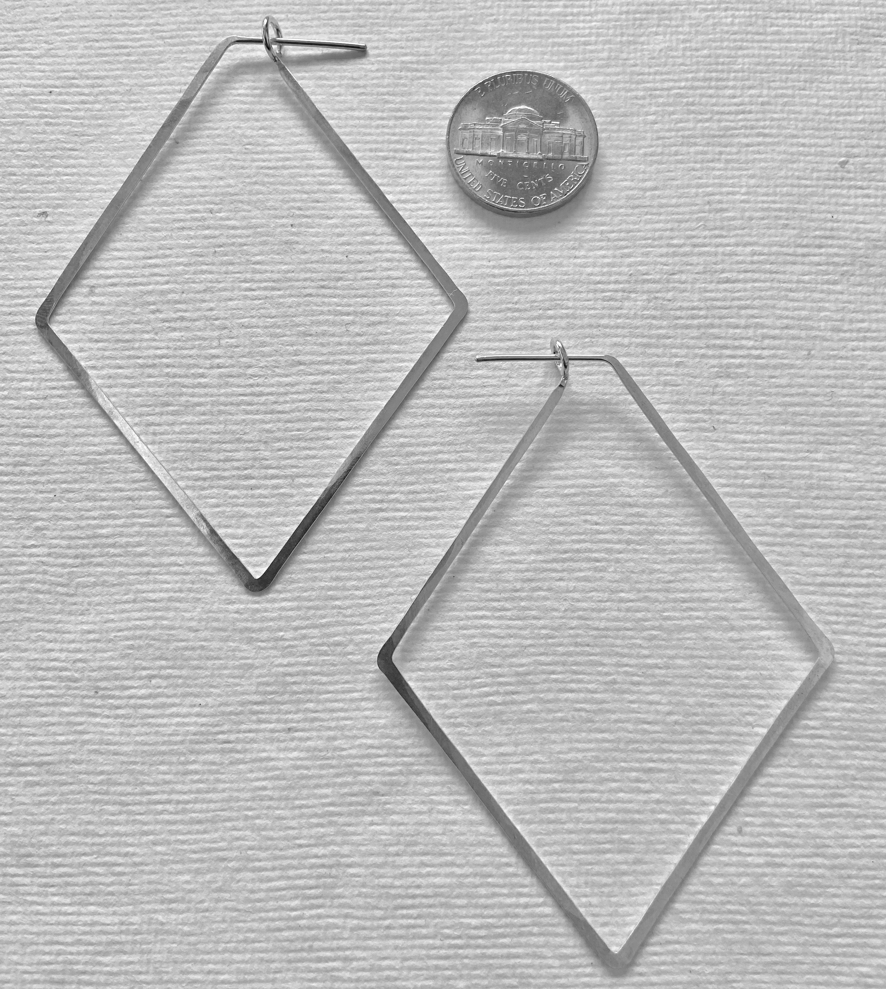 Diamond Hoop - Large