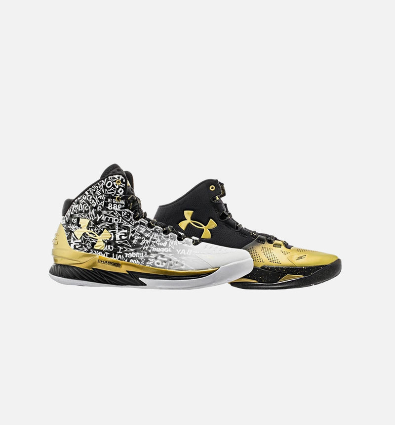 under armour white and gold shoes