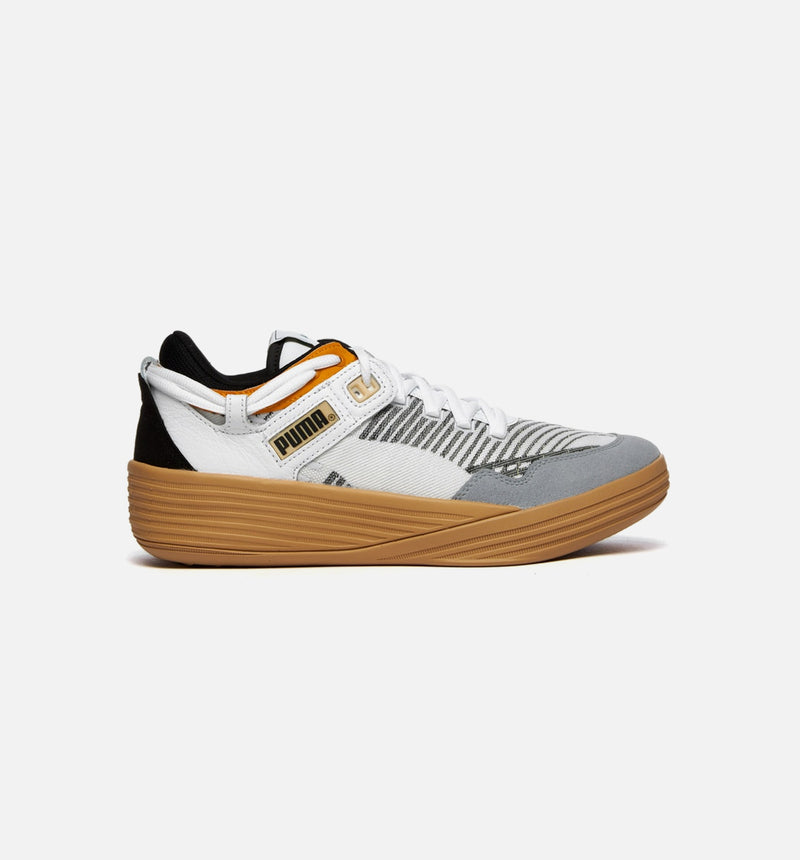 Clyde All Pro Lo Rhude X Kuzma Mens Lifestyle Shoe White Black Orang Sb Roscoff