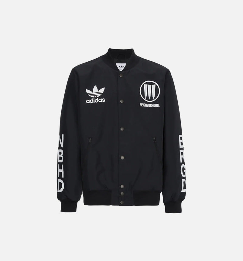 adidas men's french terry stadium jacket