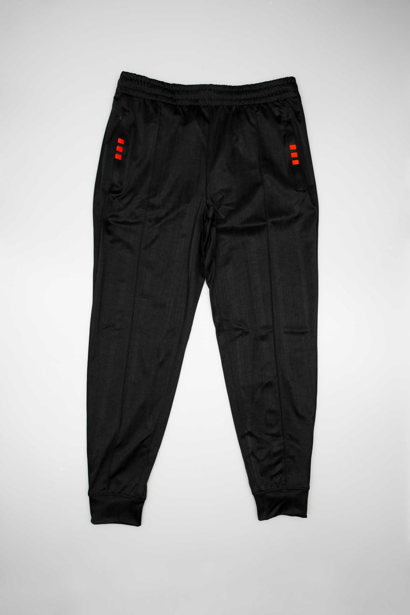 adidas black and red track pants