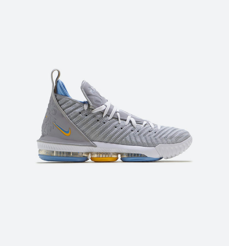 lebron 16 grey and blue
