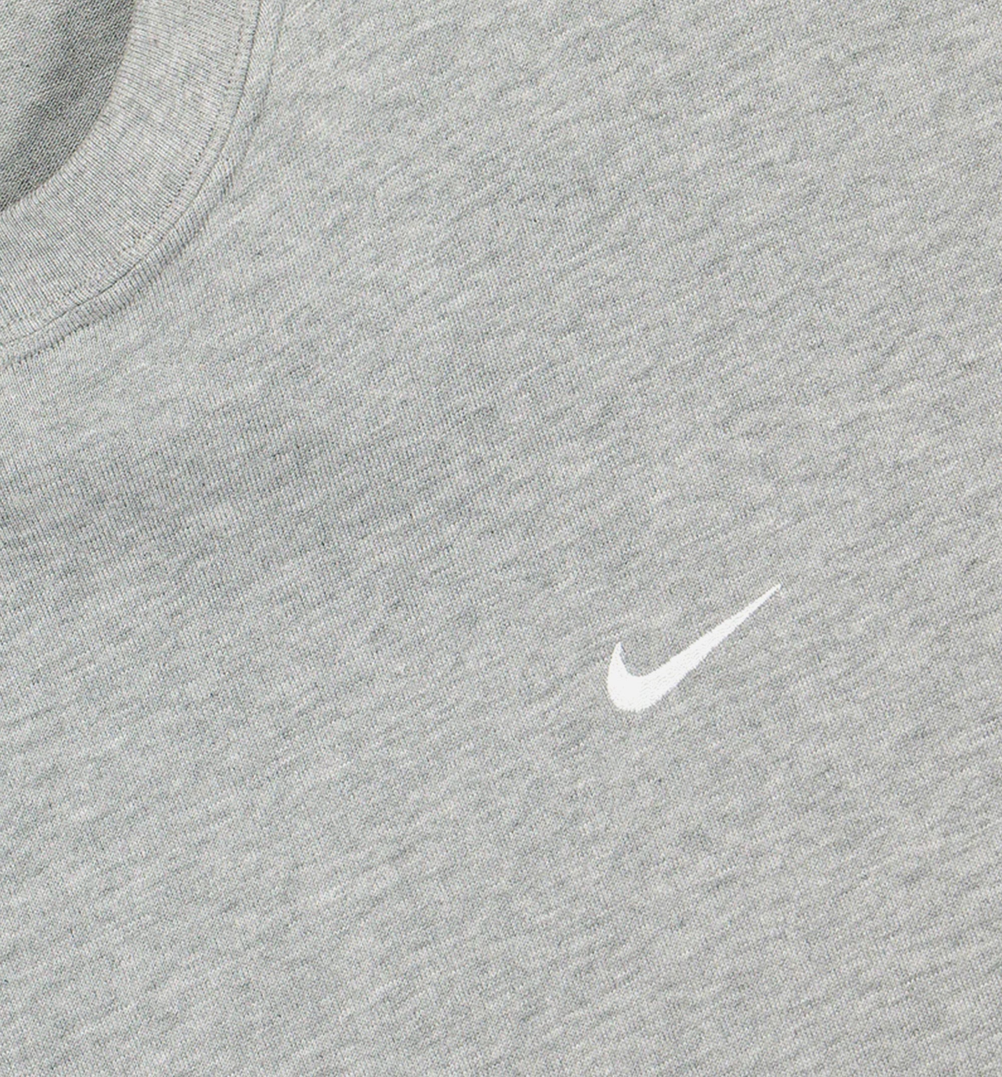 Nike CV0559-063 Solo Swoosh Knit Mens Short Sleeve Shirt - Grey ...