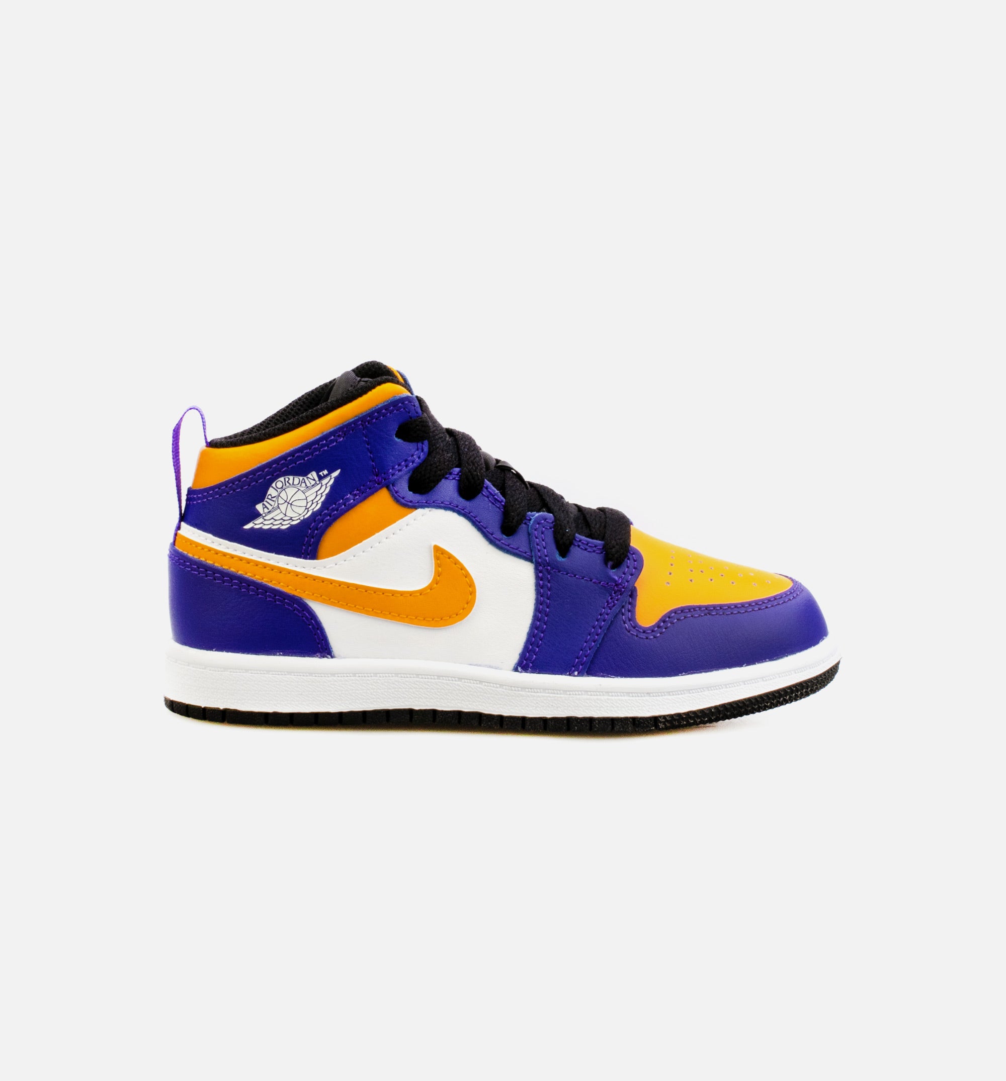 purple and yellow jordans