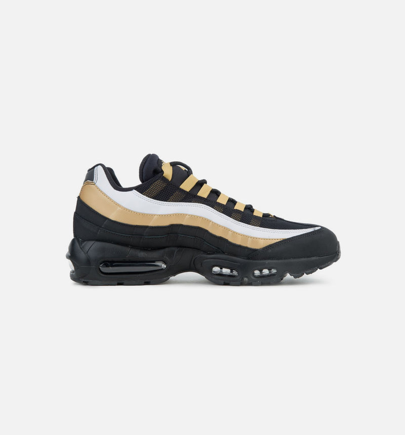 air max 95 black gold and white