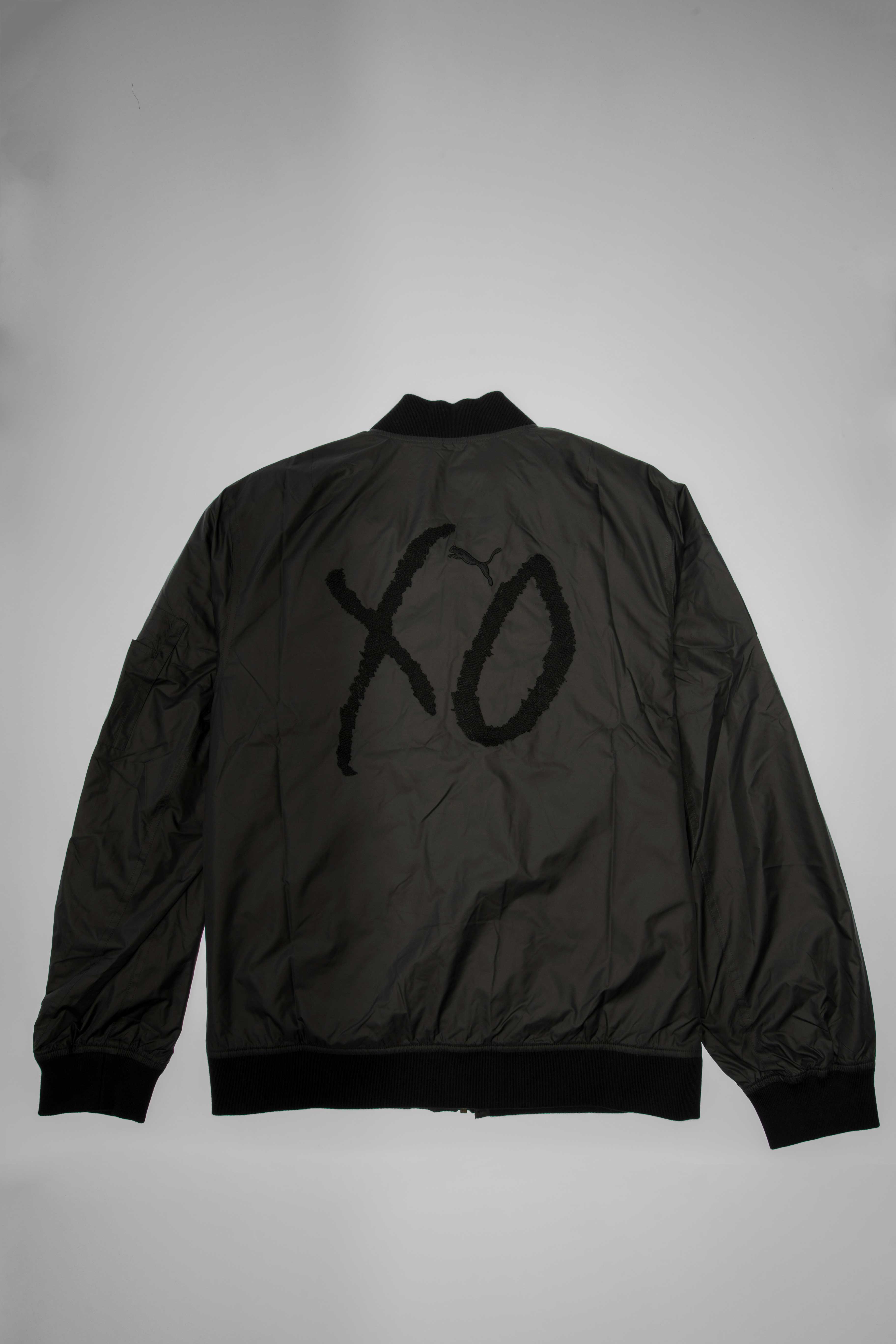 PUMA 575344 The Weeknd Collection Xo Mens Nylon Jacket - Black/Black –