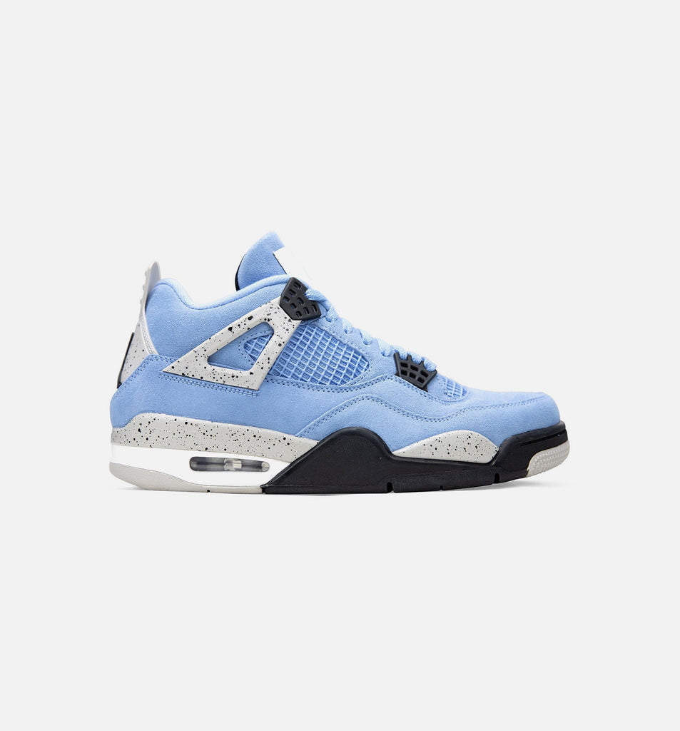 Jordan Ct8527 400 Air Jordan 4 Retro University Blue Mens Lifestyle Shoe Blue Black Wh Shopnicekicks Com