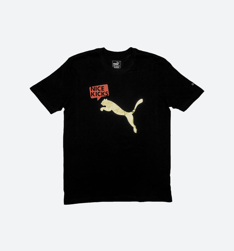 Puma X Nice Kicks Tee Men S Black Gold Shopnicekicks Com