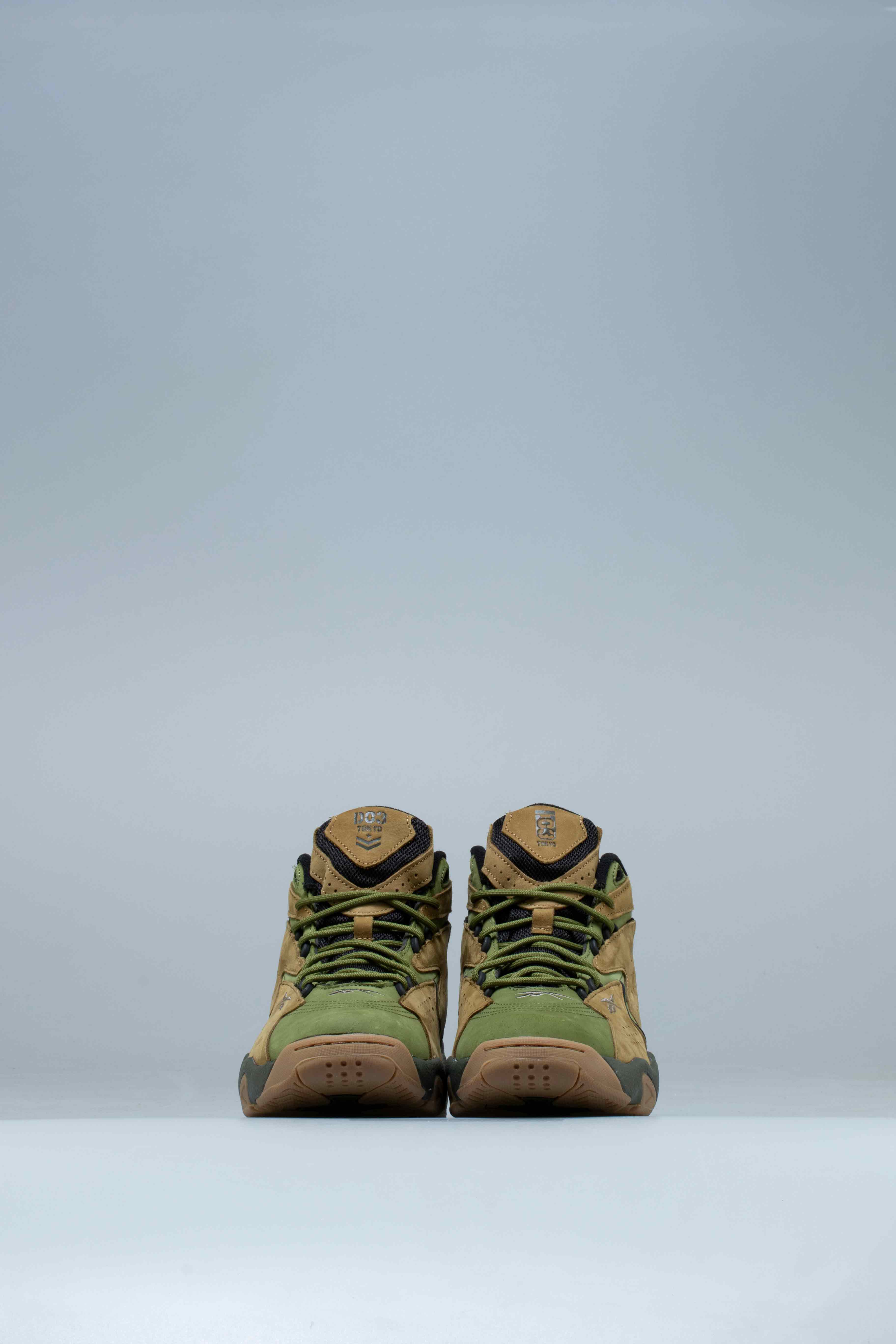 Reebok Atmos X Reebok Mobius Mens Shoes - Olive Green/Khaki – ShopNiceKicks.com