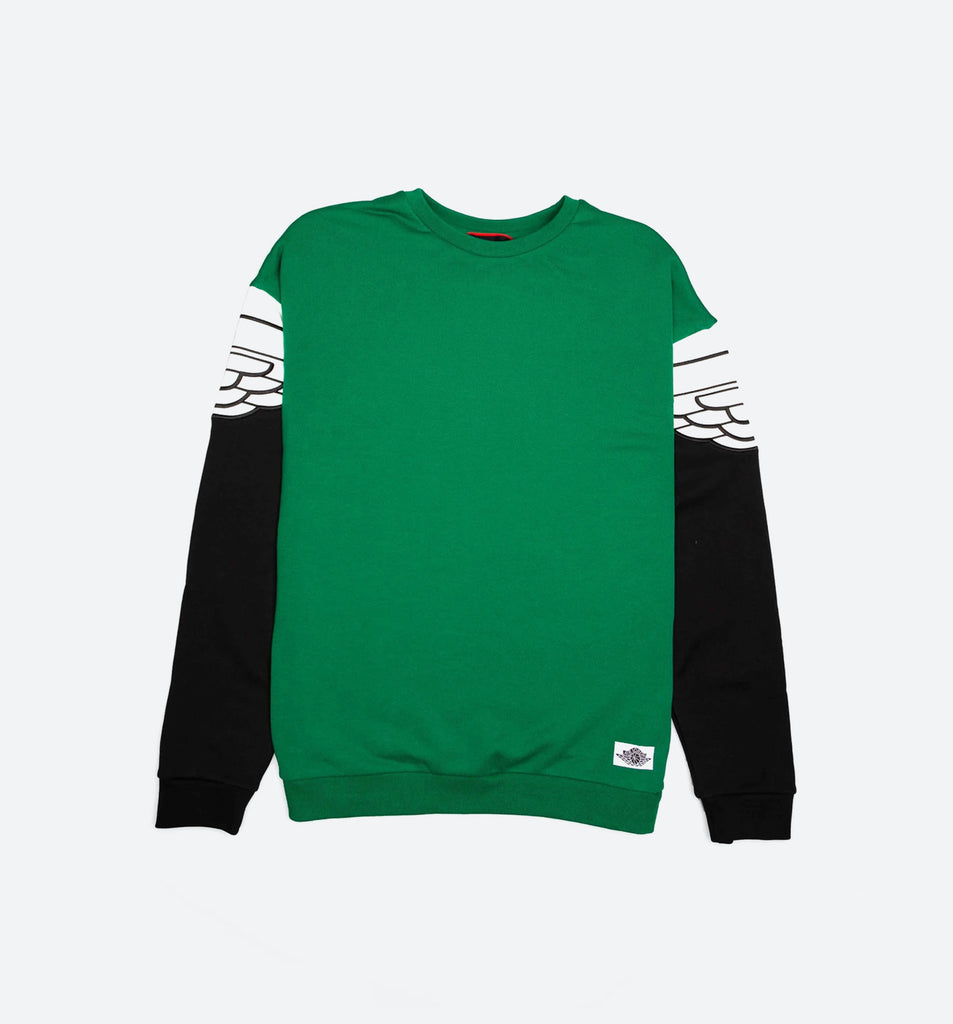 jordan wings classic crew green