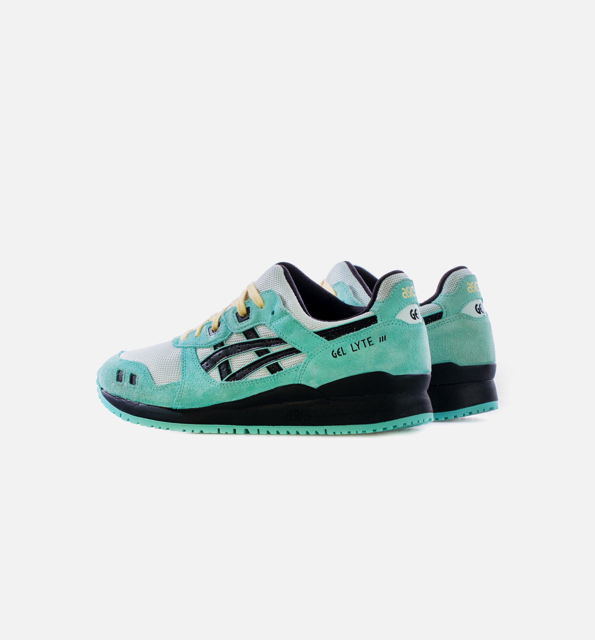 ASICS 1201A482.300 Gel Lyte III OG Aqua Mens Lifestyle Shoe - Aqua Blue/Black – ShopNiceKicks.com