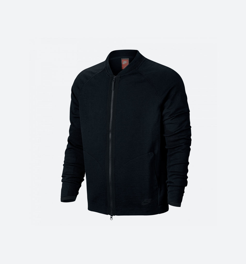 nike bomber jacket mens black