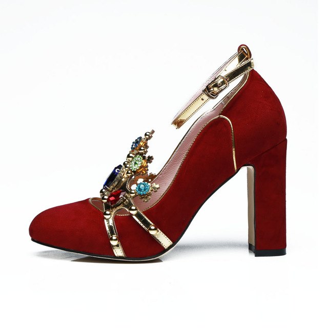 ladies red mary jane shoes