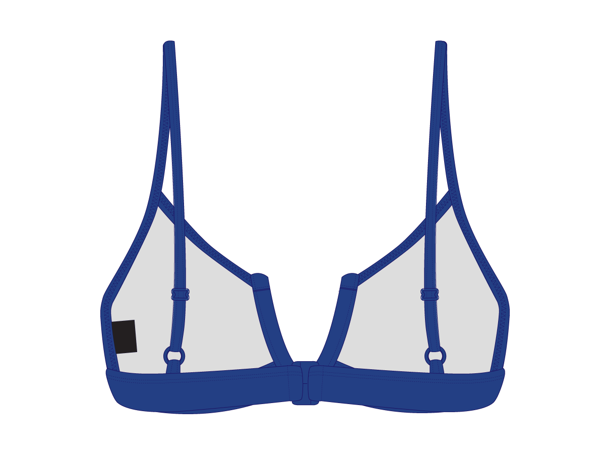 Laguna Blue V-Cut Top