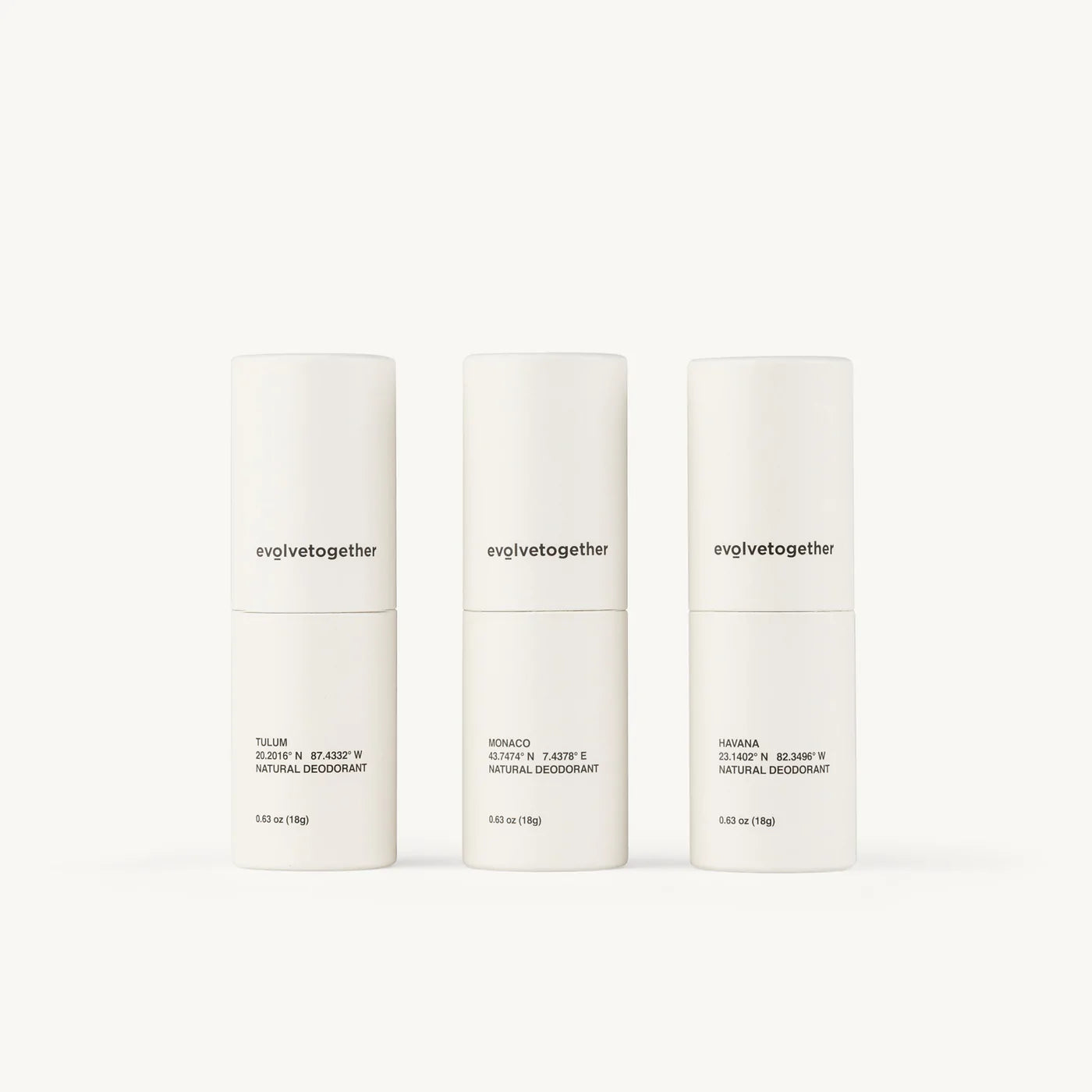 EvolveTogether-Natural deodorant trio set