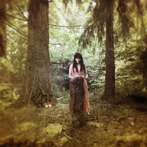 Christi Meshell in the Snoqualmie Forest - Photo by Tim Girvin