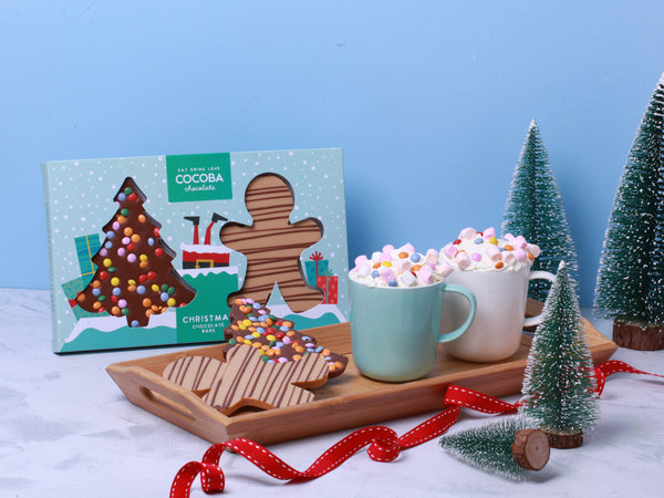 Christmas Chocolate Bar Gift Set for Two