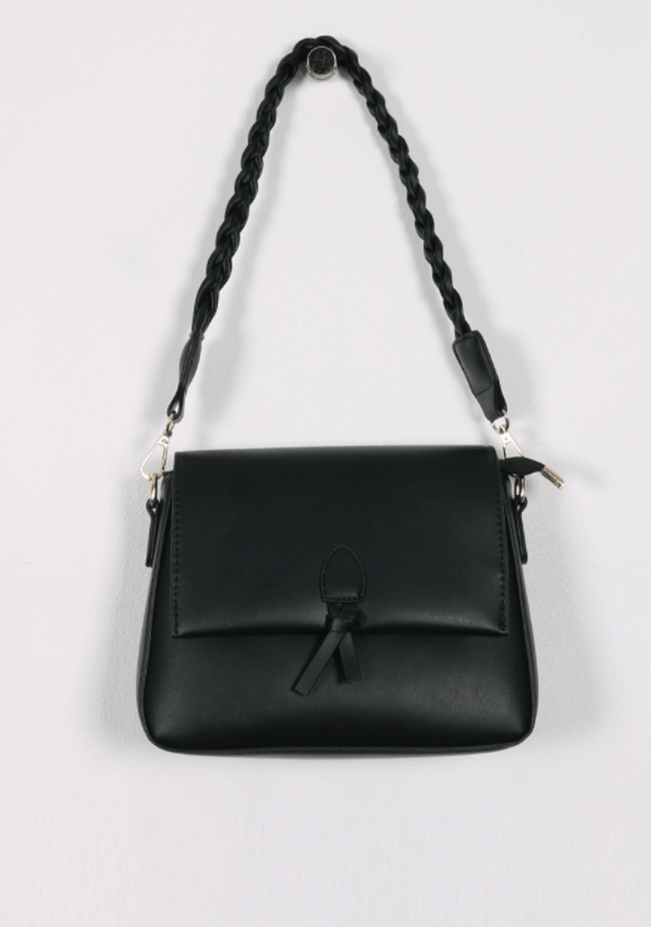 black square shoulder bag