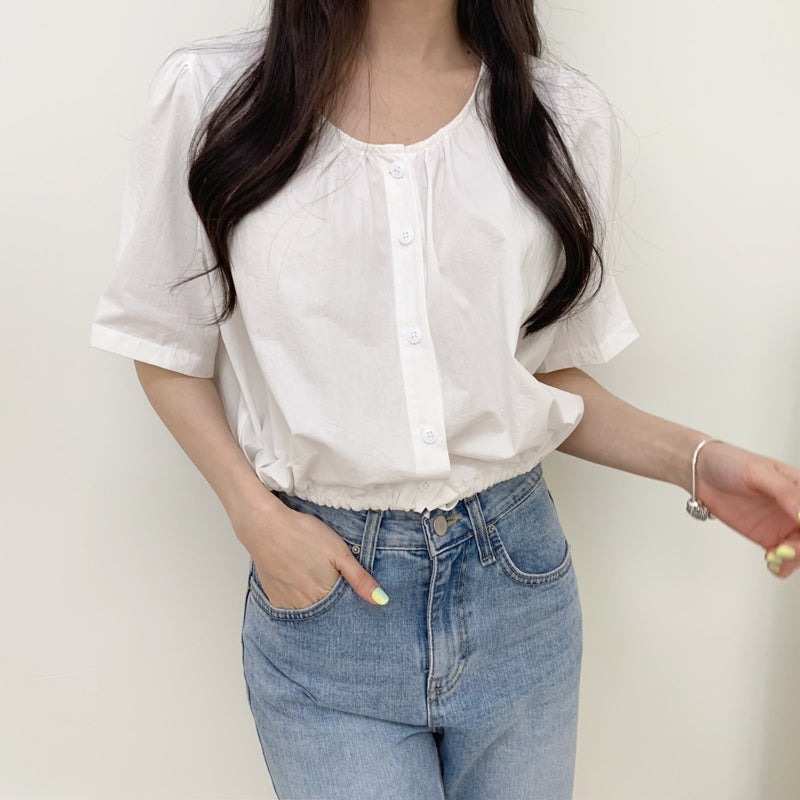 4DLOOK Its Kind Of Fun Blouse | on Sthsweet | Korean Fashion & Beauty Store