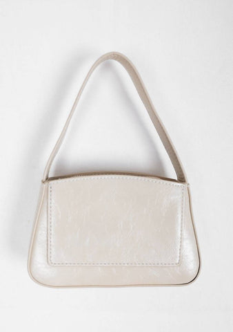 Faux Pearl Handle Drawstring Bucket Bag, SHEIN EUR