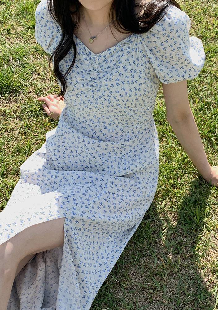 2022春夏 今季新品treat urself “ Daisy” dot urself long dress