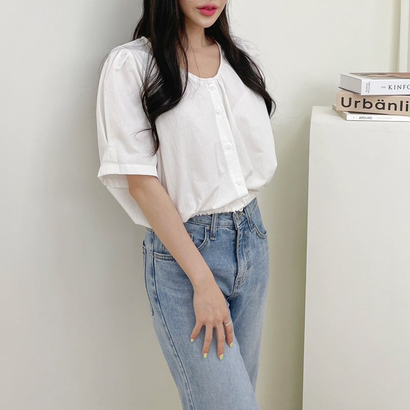 4DLOOK Its Kind Of Fun Blouse | on Sthsweet | Korean Fashion & Beauty Store