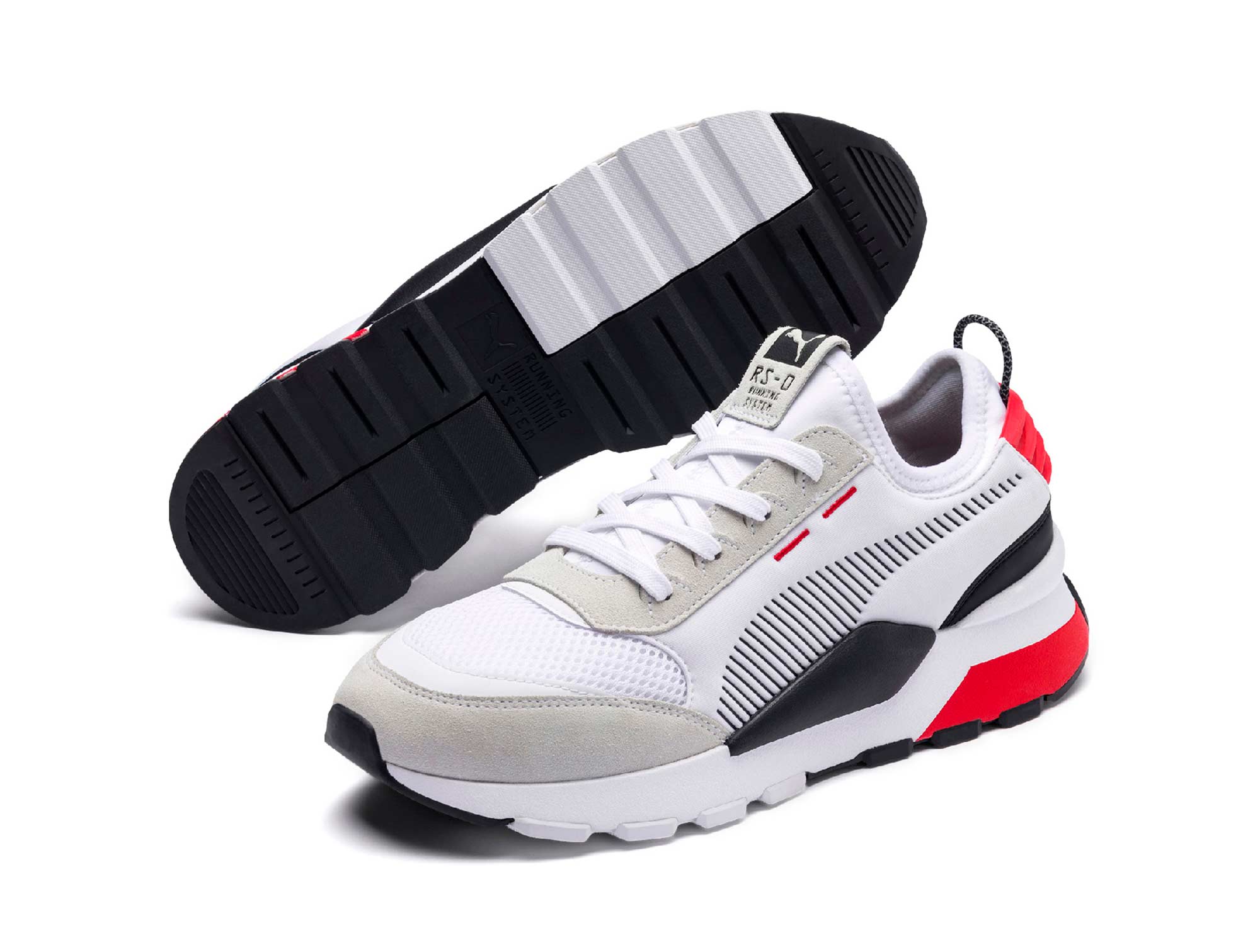 Zapatilla Puma Rs0 Hombre Blanco Blockstore.cl