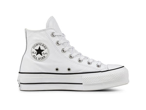 converse blancas mujer cuero