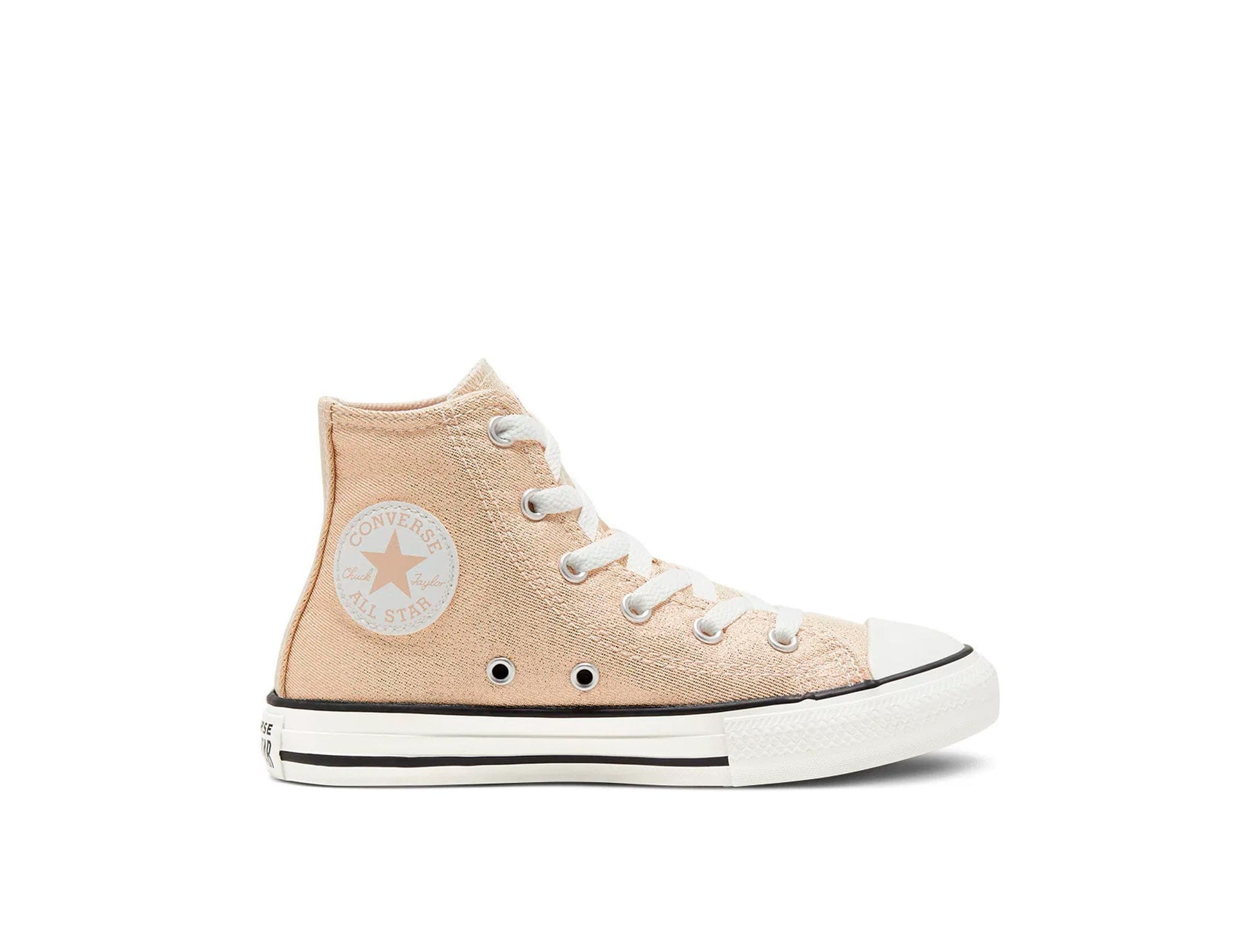 converse doradas para niñas