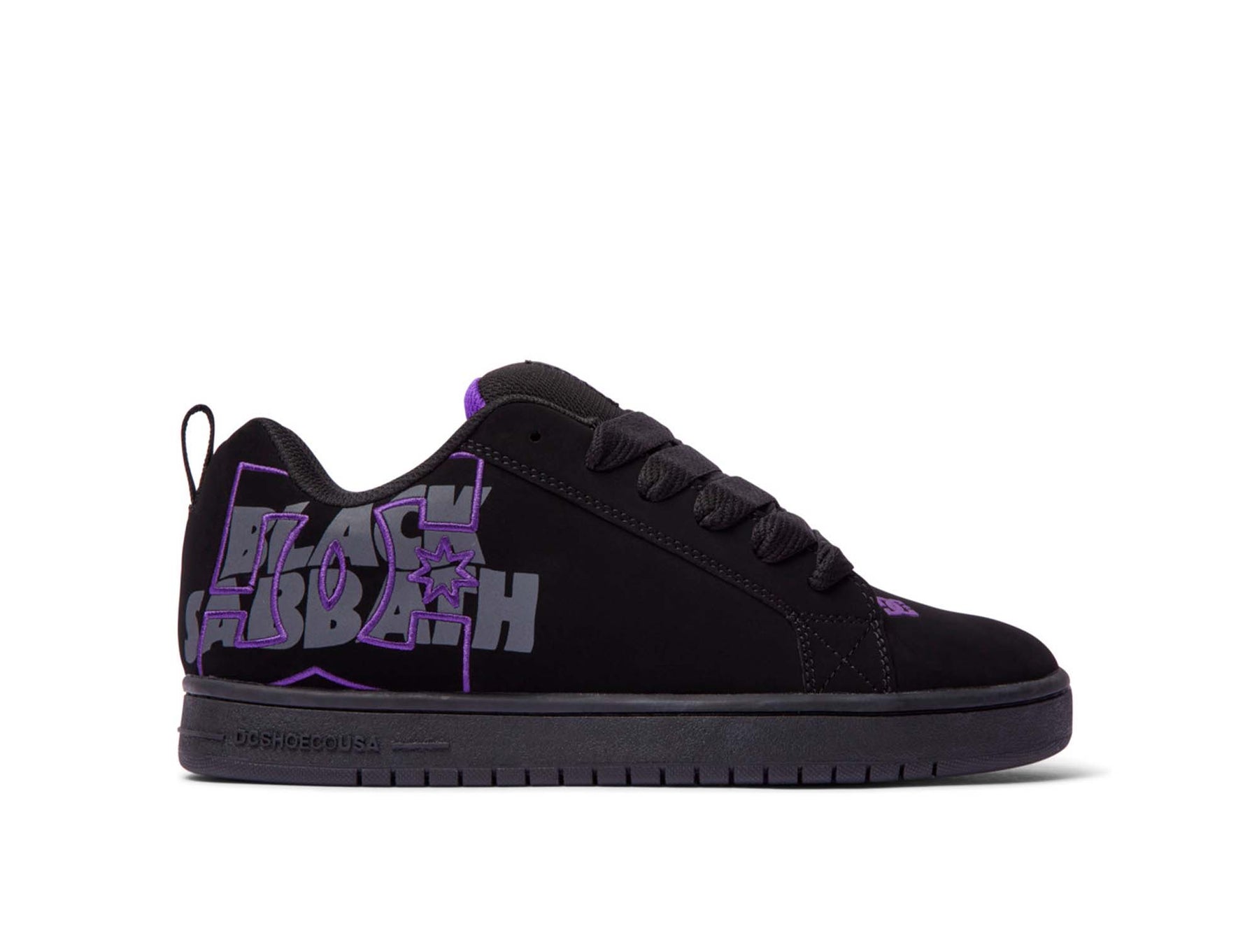 Zapatilla DC Black Sabbath Court Graffik Hombre Negro Blockstore cl