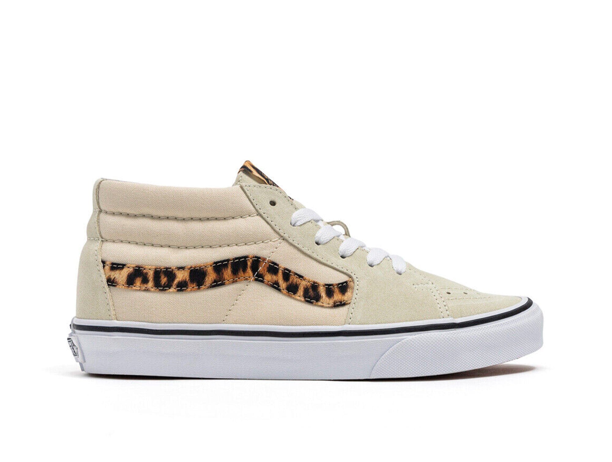 Zapatilla Sk8-Mid Mujer Beige –