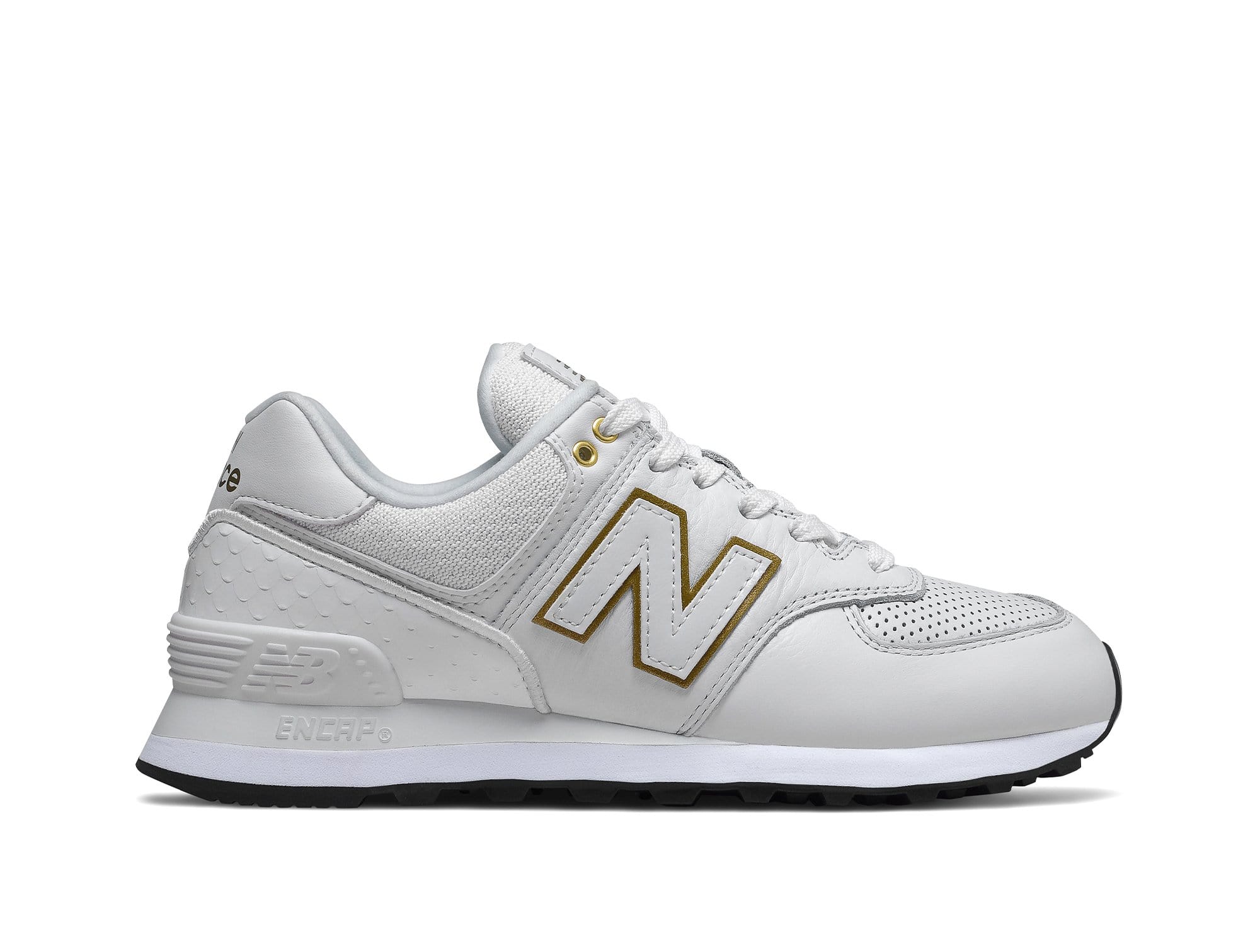 Zapatilla New Balance 574 Mujer Blanco Blockstore.cl