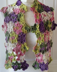 Flower Fall Scarf Free Crochet Pattern Maggie S Crochet