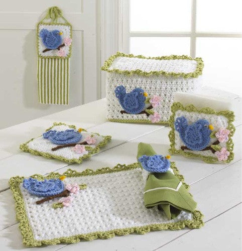 Download Bluebird Kitchen Set Crochet Pattern - Maggie's Crochet