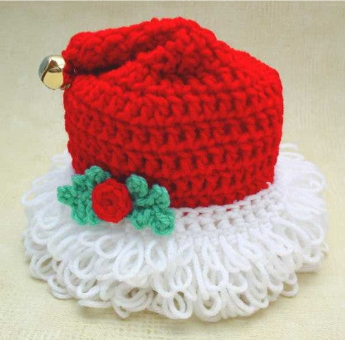 Santa&#039;s Hat TP Topper Crochet Pattern – Maggie&#039;s Crochet