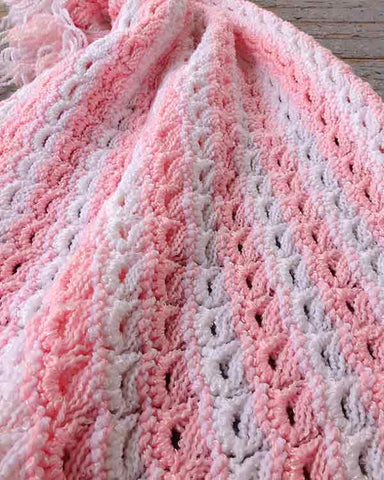 Broomstick Lace Baby Afghan Crochet Pattern – Maggie's Crochet